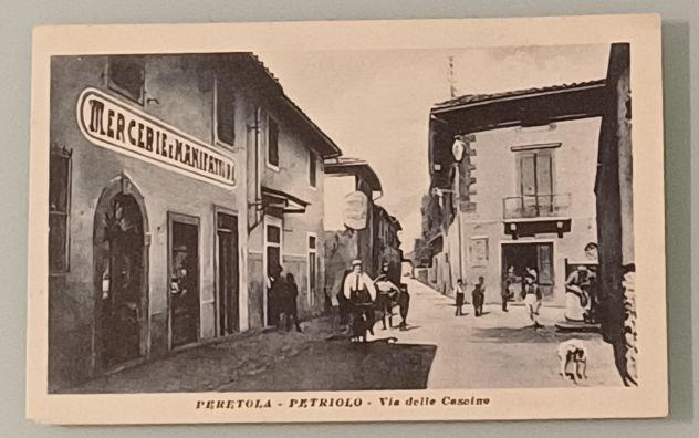 Antica cartolina di Peretola - Petriolo, - Via delle Cascine Firenze. - Foto 2