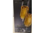 SET 4 FLUTES DA CHAMPAGNE IN CRISTALLO