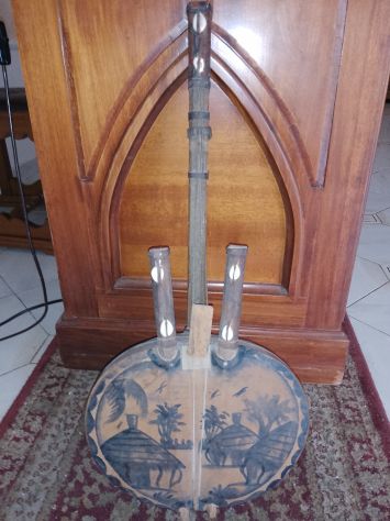 Kora mandolino africano antico originale - Foto 9