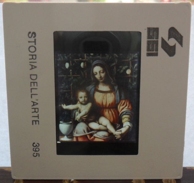 DIAPOSITIVA 395 SEI STORIA DELL'ARTE - PITTURA - BERNARDINO LUINI - MADONNA DEL