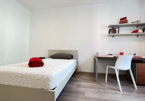 Ampia stanza singola in appartamento moderno