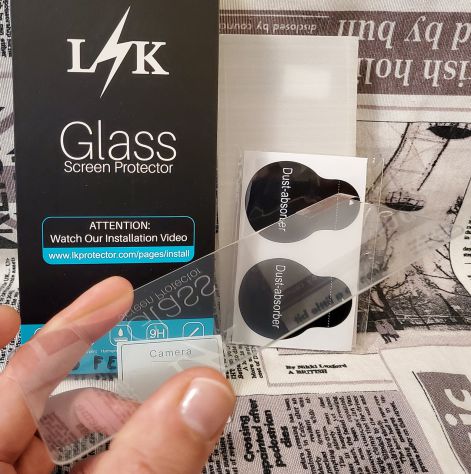 per Galaxy Samsung S20 Fe: 02 pellicole in vetro per display, e camera + cover - Foto 8