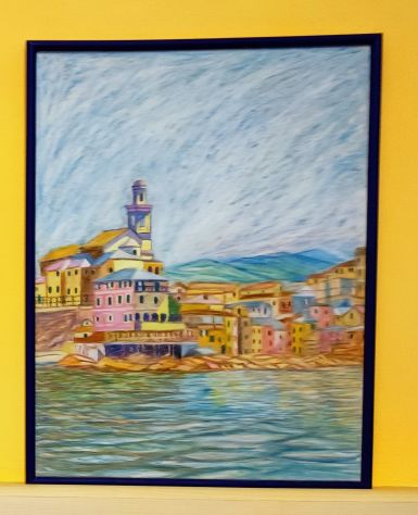 Quadro pittore Gualberto Maragliano "Boccadasse" - Foto 2