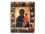 ICONA : Madre di Dio con scena di vita, “Hodigitria di Smolensk” XVI sec