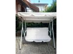 Tavolo da giardino con 6 sedie e dondolo
