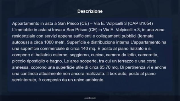 Immobile in asta di 140 m², box auto in vendita a San Prisco - Foto 15