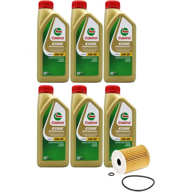 Olio Castrol Edge Professional LL III 5W30 6 LT + Filtro olio omaggio