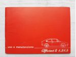 ALFA ROMEO ALFASUD TI 1.3/1.5 ANNO 1978 USO E MANUTENZIONE ORIGINALE