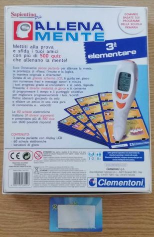 Allena Mente Sapientino Più Clementoni,ho altri giochi - Foto 3