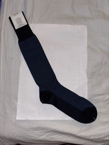 CALZE NUOVE LUNGHE FINO AL GINOCCHIO UOMO IN COTONE FILO SCOZIA MADE IN ITALY - Foto 6