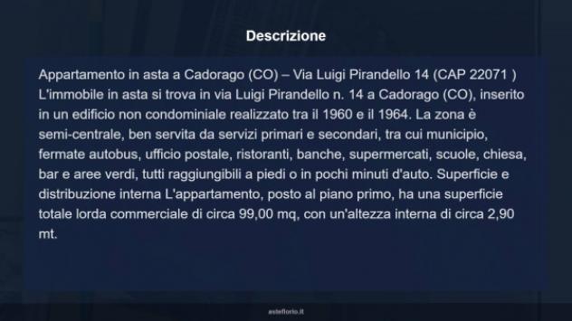 Immobile in asta di 89 m² in vendita a Cadorago - Foto 15