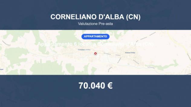Immobile in asta di 106 m² con più di 5 locali e box auto in vendita a Corneliano d'Alba