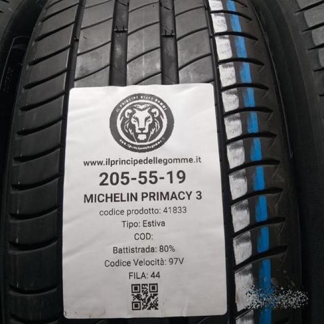 4 gomme 205 55 19 michelin a41833 - Foto 2