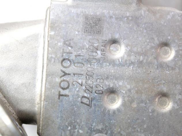 220500-0020 RADIATORE SCARICO GAS EGR TOYOTA YARIS P13 1.0 I 54KW AUT 5P (2018) RICAMBIO USATO - Foto 5
