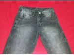 Jeans OWK taglia 36slim neri per uomo, 106 cm di lunghezza gamba da sotto cintur