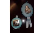 SOPRACULLA CELESTE IN ARGENTO MADONNA/ANGIOLETTO FERRUZZI CON GARANZIA