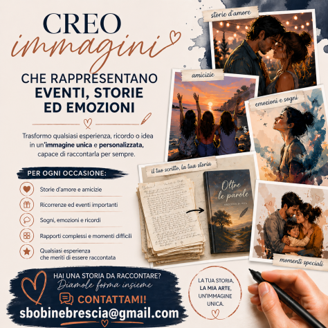 Creo immagini che raccontano eventi, storie, racconti, momenti..