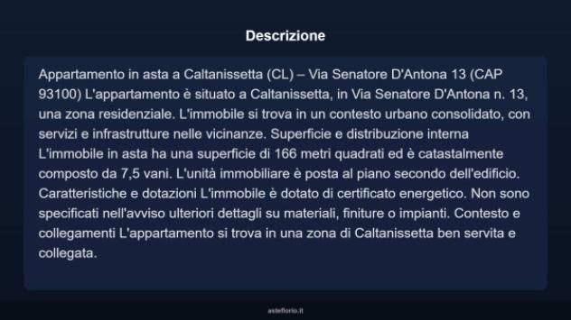 Immobile in asta di 166 m² con più di 5 locali in vendita a Caltanissetta - Foto 4