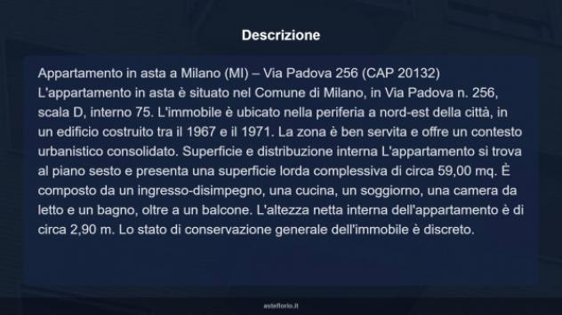 Immobile in asta di 59 m² in vendita a Milano - Foto 18