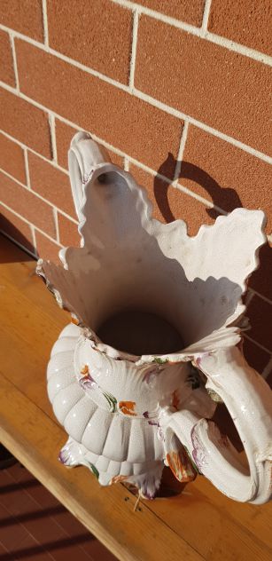 Caraffa Ceramica di Bassano d'epoca - Foto 6