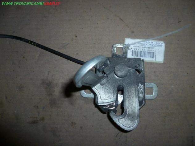 SERRATURA COFANO ANT. FIAT PUNTO (199-3J) Evo  Carrozzeria  Lamierati esterni  Cofano  Serratura cofano FIAT - GRANDE PUNTO - 01-09-2005 - 01-12-2011,