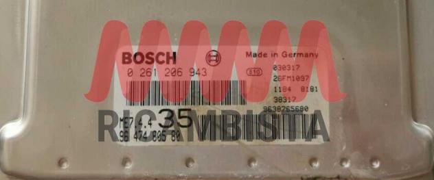 0261206943 9647480580 Peugeot 307 1.6 centralina motore Bosch - Foto 2