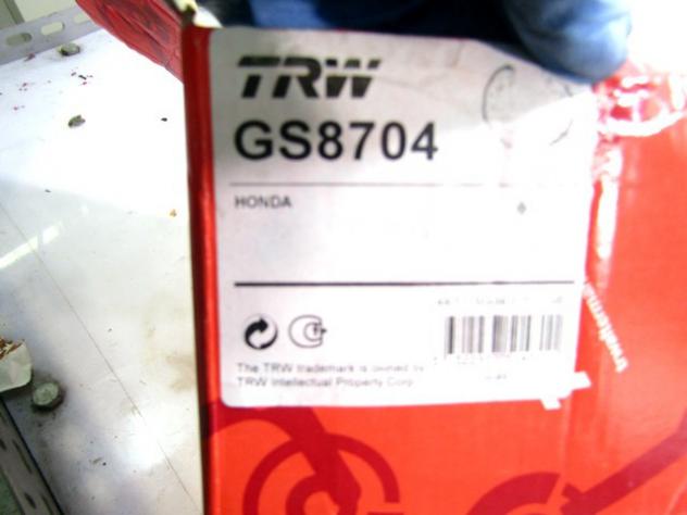 GS8704 KIT GANASCE PER FRENI A TAMBURO POSTERIORI TRW HONDA LOGO 1.3 B 48 KW RICAMBIO NUOVO - Foto 2