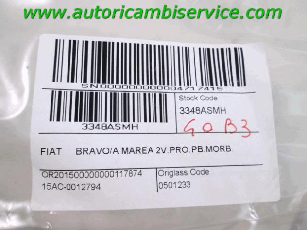 3348ASMH GUARNIZIONE PARABREZZA FIAT BRAVO BRAVA MAREA 1.6 B RICAMBIO NUOVO - Foto 2