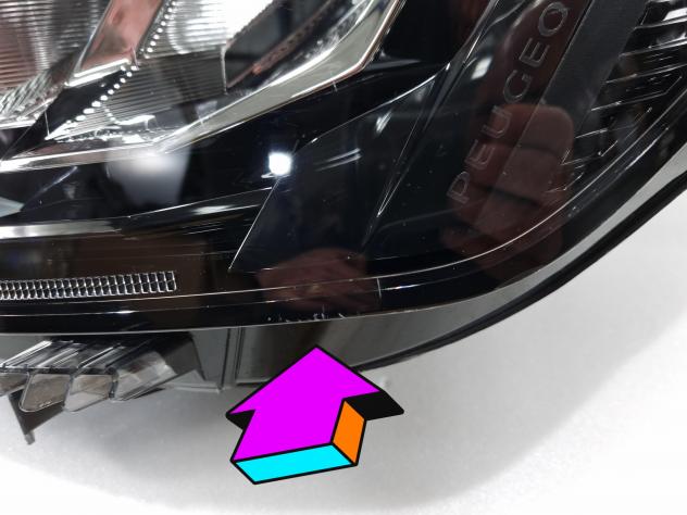 FARO FANALE ANTERIORE SINISTRO A LED PEUGEOT 2008 Serie 9833036380 (19) - Foto 7