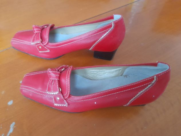 SCARPE rosse DONNA SANAGENS n° 39 vero cuoio - Foto 2