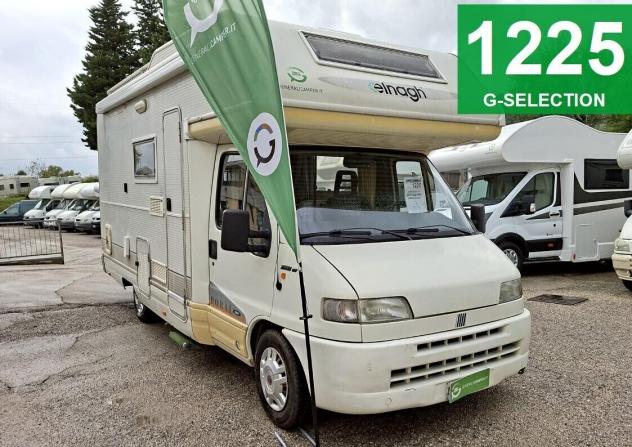 CAMPER ELNAGH DUCATO MANSARDATO 6 POSTI DINETTE POSTERIORE LETTO BASCULANTE FOTOVOLTAICO CAMPEGGIO USATI GENERALI 1225