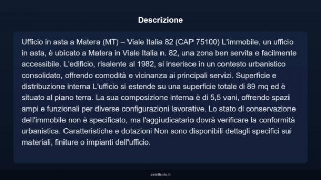 Immobile in asta di 89 m² in vendita a Matera - Foto 3