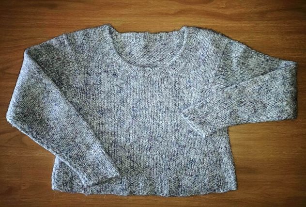 MAGLIONE *NUOVO* TRAMA A FILATI MELANGE
