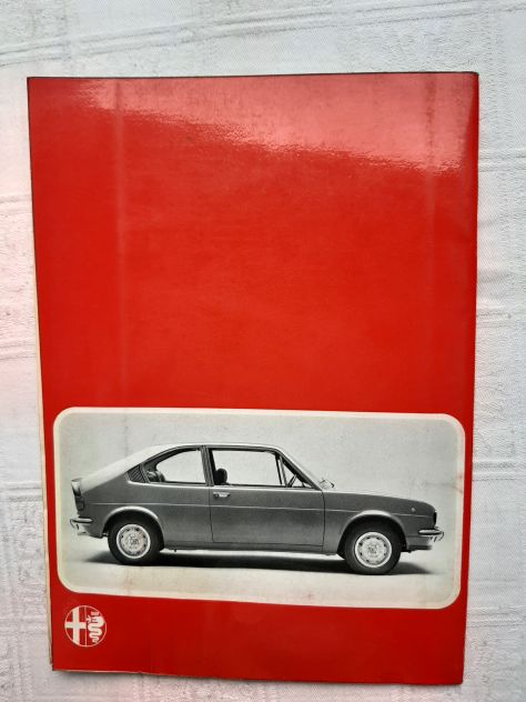 ALFA ROMEO ALFASUD TI ANNO 1973 USO E MANUTENZIONE ORIGINALE - Foto 3