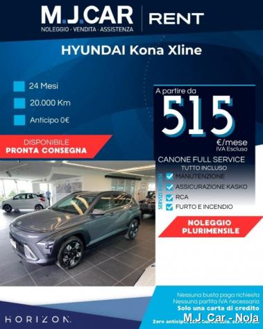 HYUNDAI Kona 1.0 T-GDI DCT XLineCAMBIO AUTOMATICO--PLURIMENSILE rif. 22361986