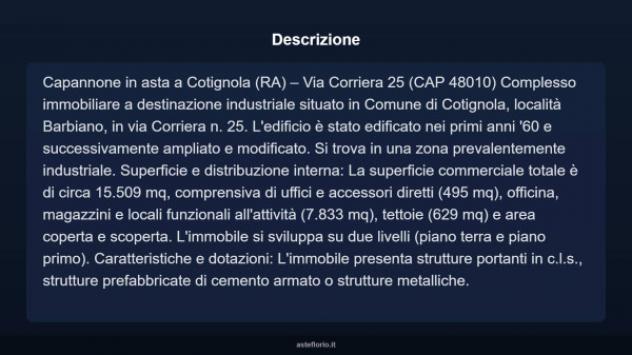 Immobile in asta di 15509 m² in vendita a Cotignola - Foto 4
