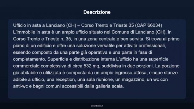 Immobile in asta di 532 m² in vendita a Lanciano - Foto 4