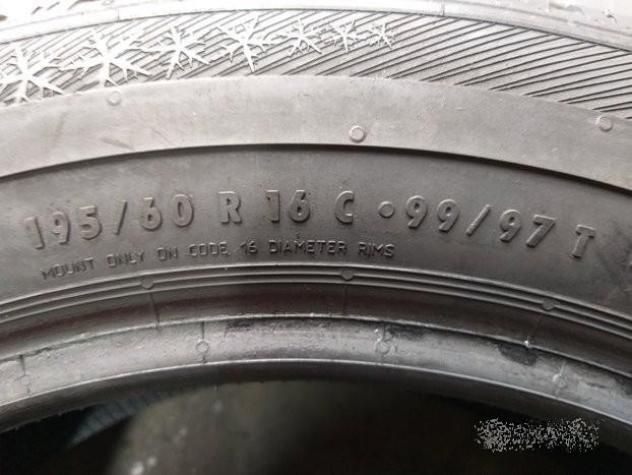 4 gomme 195 60 16c barum inv a3960 - Foto 7