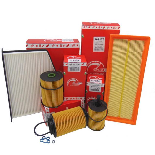 Kit Tagliando 3 Filtri Speed Per Fiat 500, Panda, Ford Ka