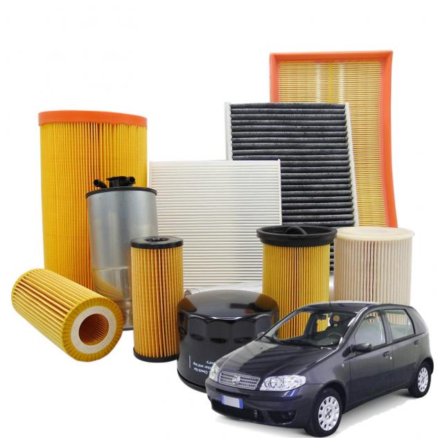 Kit TAGLIANDO per Fiat Punto e Lancia Ypsilon - Filtro Aria, Olio, Abitacolo - Auto Manutenzione