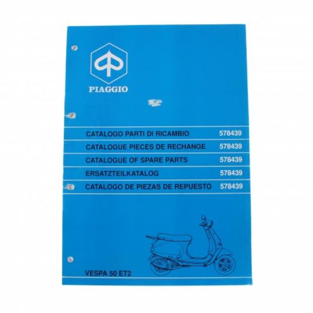 Catalogo parti di ricambio Piaggio Vespa 50 ET2