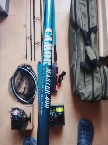Attrezzatura da pesca Completa Storione Carpe Mare Surfcasting Canne Mulinelli - Foto 5