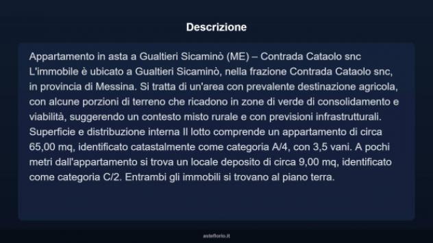 Immobile in asta di 2869 m² in vendita a Gualtieri Sicaminò - Foto 4