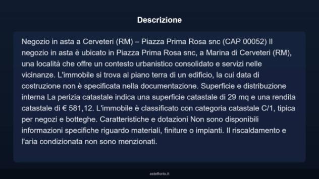 Immobile in asta di 29 m² in vendita a Cerveteri - Foto 5