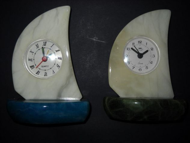 Orologio Barca Alabastro - Lapis – Agata - Foto 2