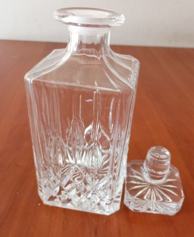 Bottiglia Per Liquori In Cristallo Vintage Anni 80 - Foto 7