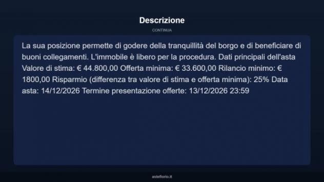 Immobile in asta di 62 m² in vendita a Palombara Sabina - Foto 12