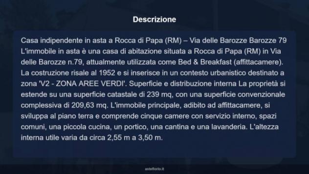 Immobile in asta di 239 m² con più di 5 locali in vendita a Rocca di Papa - Foto 14