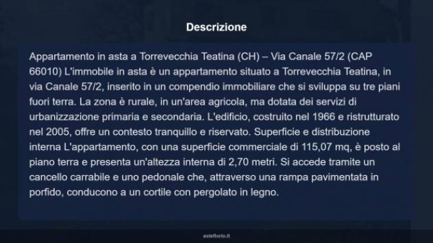 Immobile in asta di 115 m², box auto in vendita a Torrevecchia Teatina - Foto 13