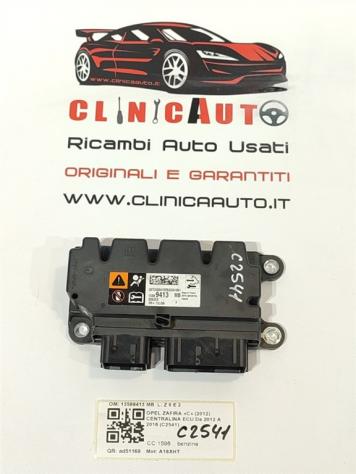 CENTRALINA ECU OPEL Zafira Tourer (2010-) 13589413 MB A16XHT benzina 1598 (10)